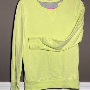 Tek Gear Yellow-Green Sweatshirt w/ Thumbhole